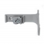 20 supports muraux Smart Klick aluminium 7,5 cm pour rail rideau DS - CS - KS - Gris