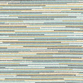 Tissu texturé Carillo turquoise ambre Casamance