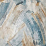 Voile imprimé Mariposa bleu nacre Casamance 296 cm