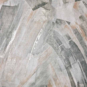 Voile imprimé Mariposa gris nacre Casamance 296 cm