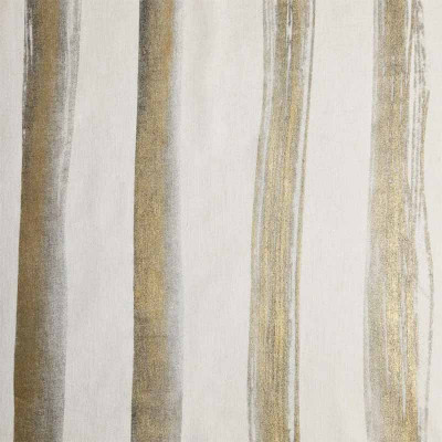 Voile rayé Lysandra taupe Casamance 297 cm