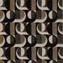 Velours jacquard Alliance noir Casamance