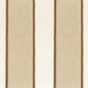 Tissu à rayures Agave beige Casamance