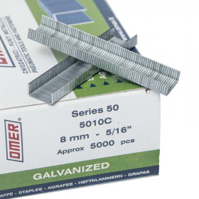 Boite de 5000 agrafes 50 OMER 8mm