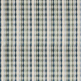 Tissu jacquard velours Babille azur Camengo