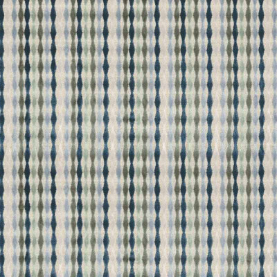 Tissu jacquard velours Babille azur Camengo