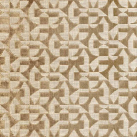 Tissu jacquard velours Lonato naturel Camengo