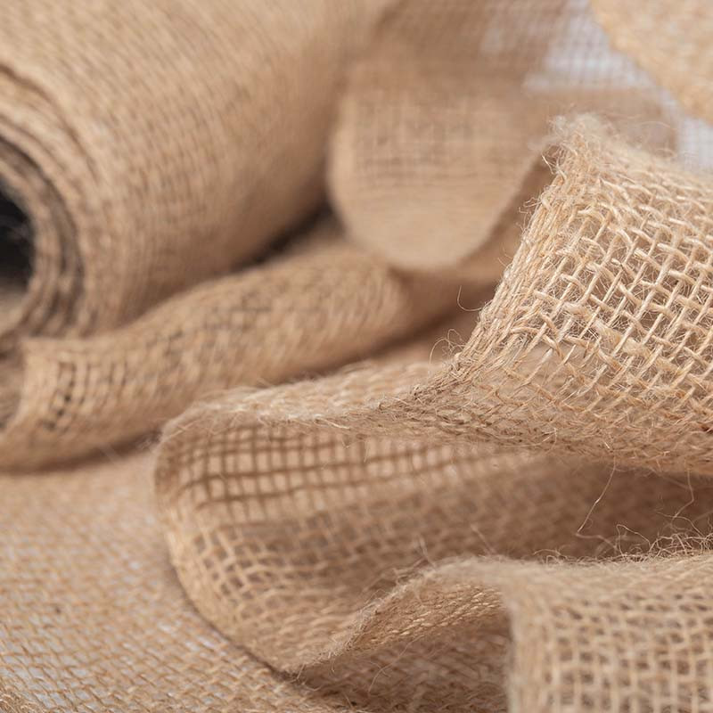 Chemin De Table En Jute Naturel - 30cm X 5m, Bords Cousus, Pour Mariage Ou Décoration