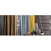 Tissu soie Camengo, très joli tomber et couleurs intenses pour rideaux