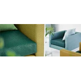 Tissu Designers Guild, simili cuir Matara Tessere