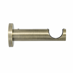 BOULET Kit Barre à Rideaux 1m50 Tendance 28mm - Tringle Murale Capuchon Bronze, Fixation Robuste